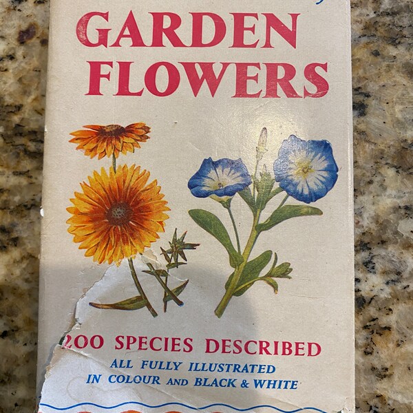 Vintage Garden Book Etsy