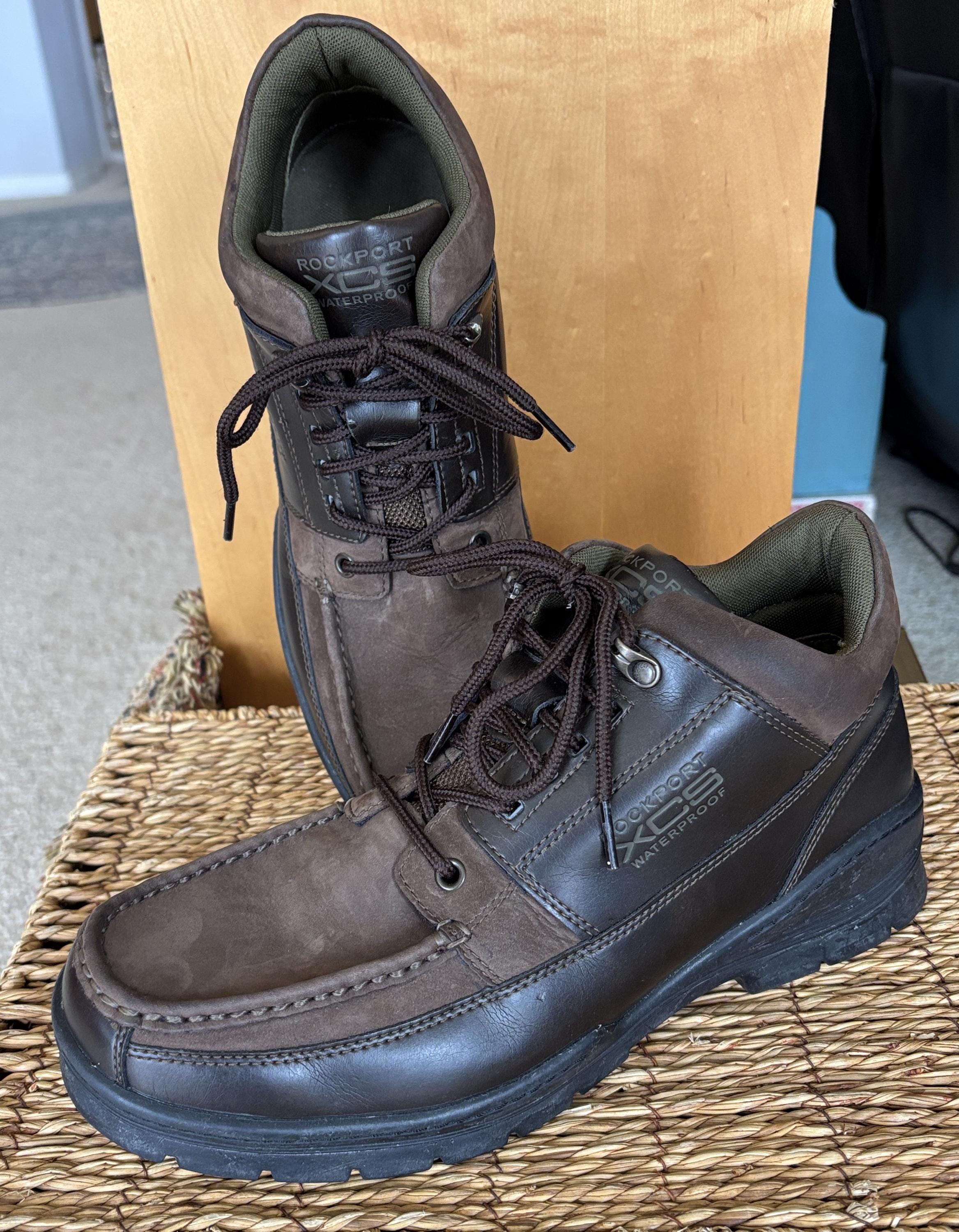 Rockport XCS Umbwe II GoreTex Shoes Mens 10.5 M Brown Leather Hiking Trail Mens Rockport Umbwe Hiker Boots In Dark Brown | Soletrader main image 4