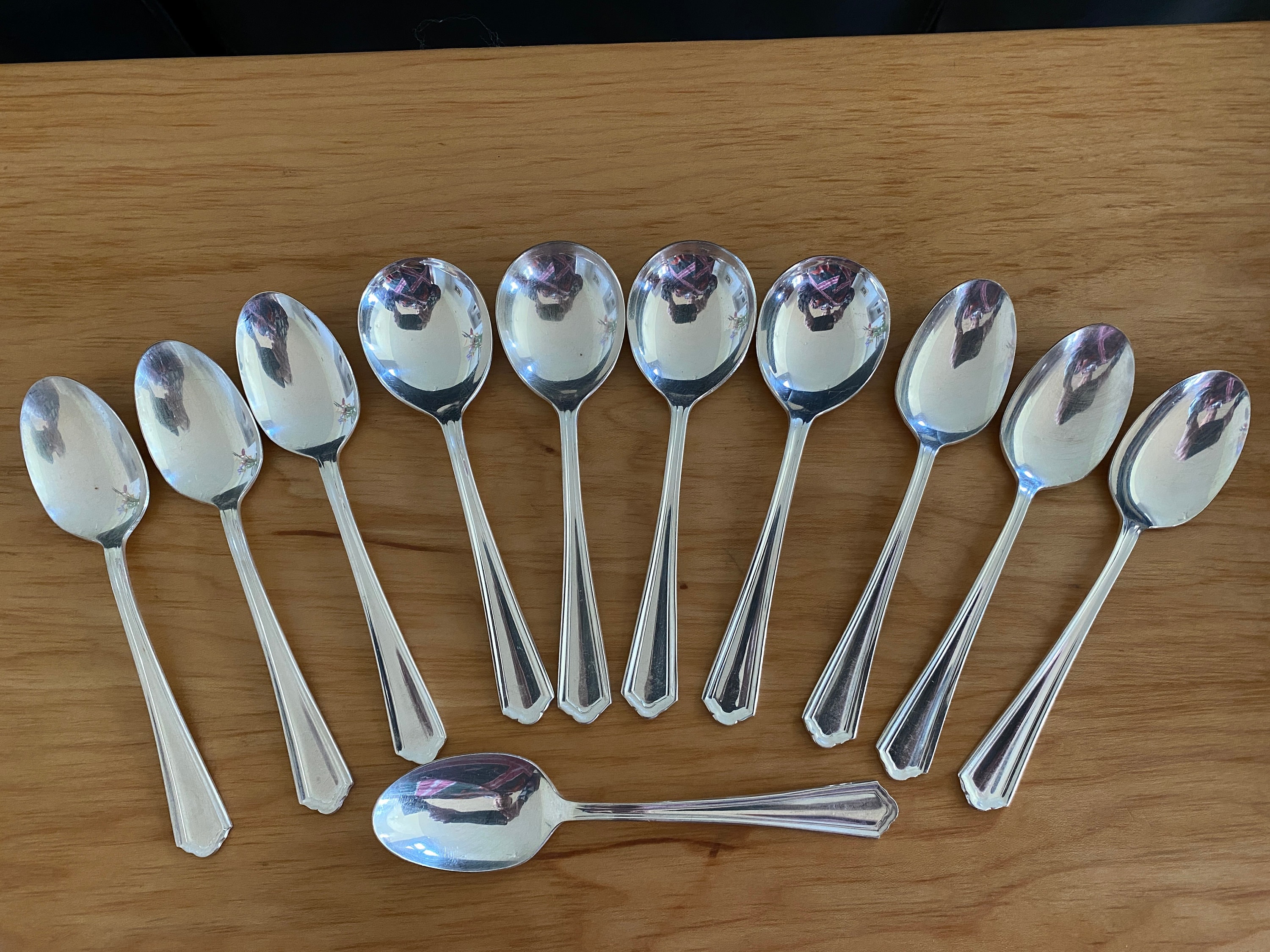 International silverplate カトラリー7本セット