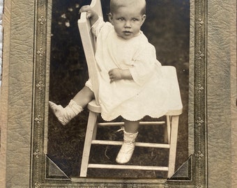 Antique Photo, Victorian Baby Shoes