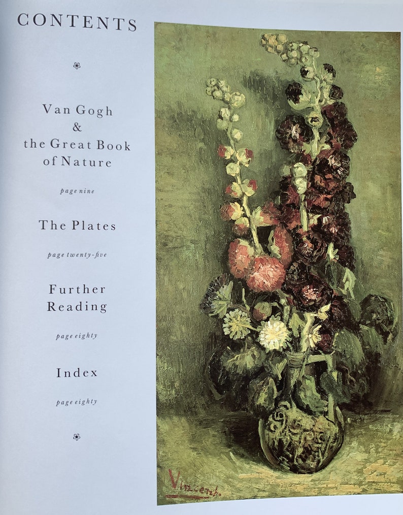 Van Goghs Flowers Judith Bumpus 1989 Etsy