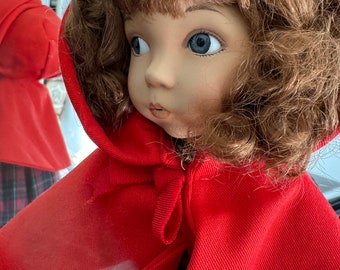 LITTLE RED RIDING Hood Doll - Porcelain/Bisque Dianna Effner's Fairy Tale Doll, Precious