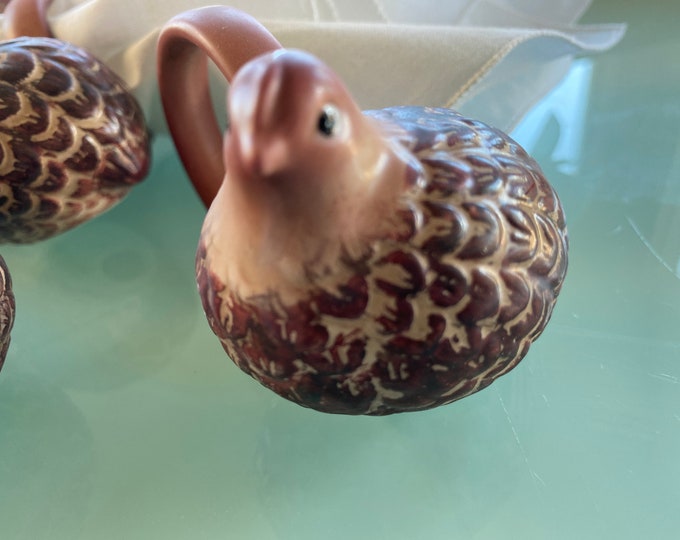 HARRY and DAVID8 QUAIL Napkin Rings Fall Decor Etsy