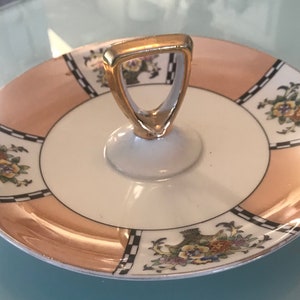 Noritake Lusterware Handled Dish Japan Morimura Brothers