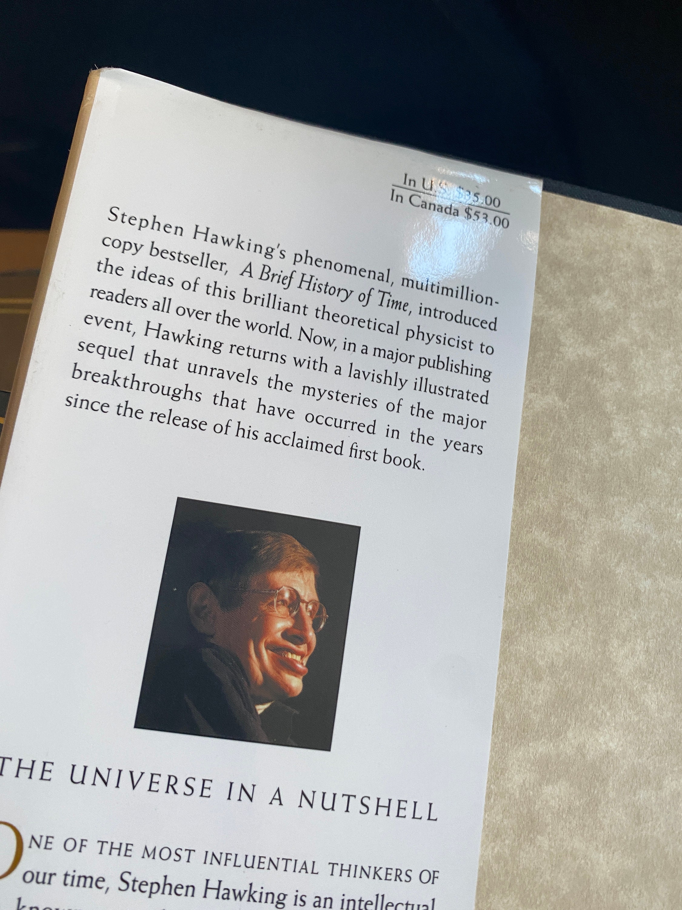 洋書古本スティーブンホーキングThe Universe in aNutshell The Universe In A Nutshell - Etsy 日本