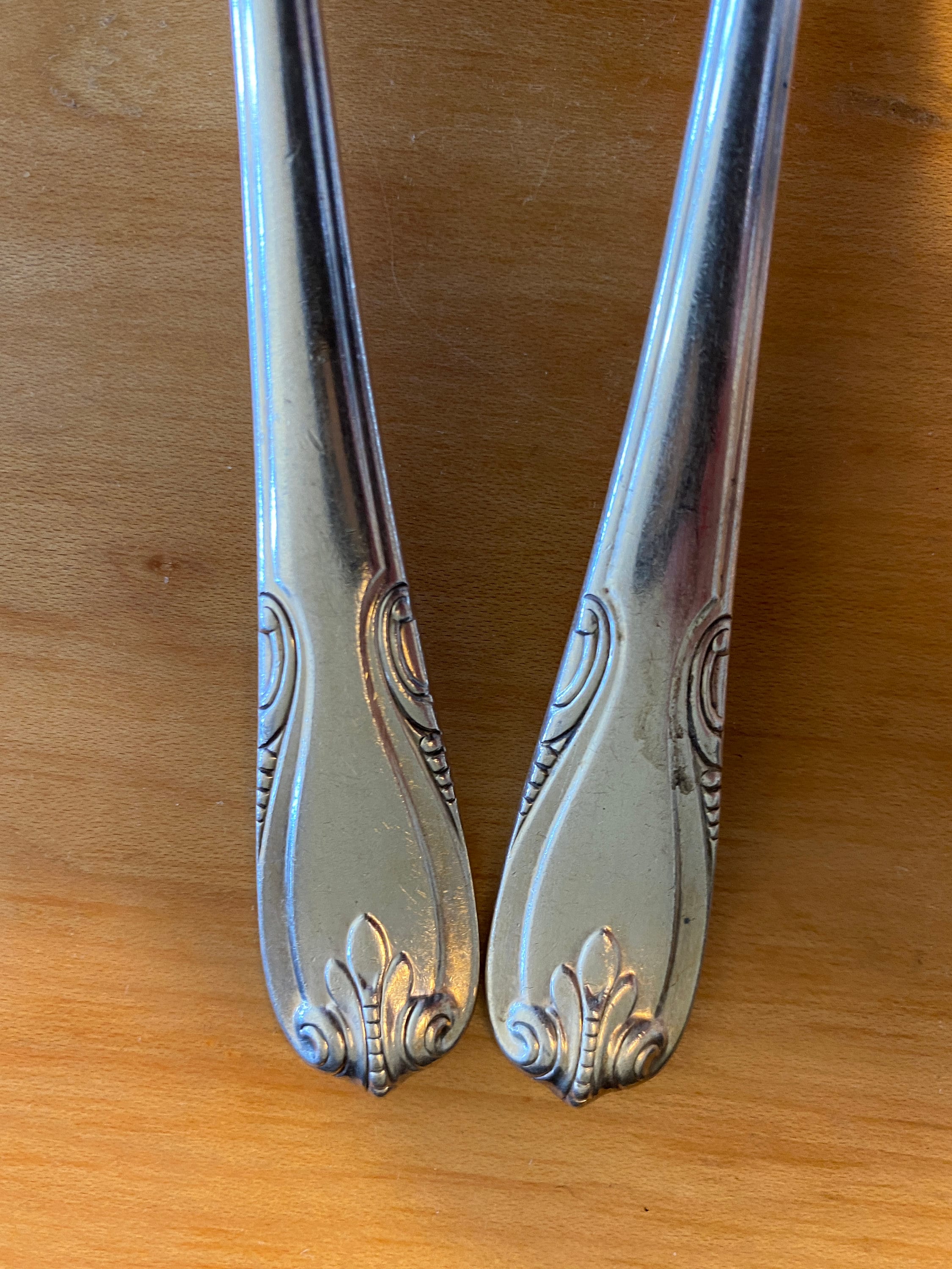 Wallace XXXX Silver Plate Flatware Sonata Pattern 2 Tablespoons - Etsy
