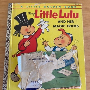 Marge&#39;s Little Lulu and Her Magic Tricks (A Little Golden Book) Buell, Marjorie Henderson RARE ADVERTISING KLEENEX