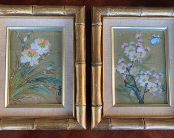 Chinese Paintings Pair SIGNED