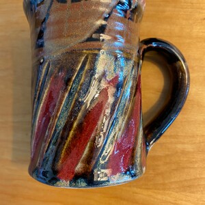 Vintage Stoneware Mug Julie Brooke, the “Scottish Potter” SIGNED