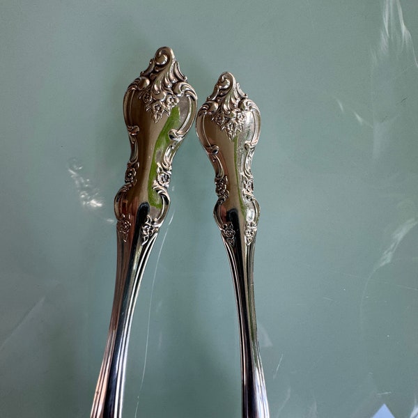 1881 Wm. A. Rogers Silverplate, 1898 Carlton Sugar Spoon and Teaspoon