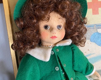 Jodi Gregg Felt Doll, 1984 Amy, Original Tagged