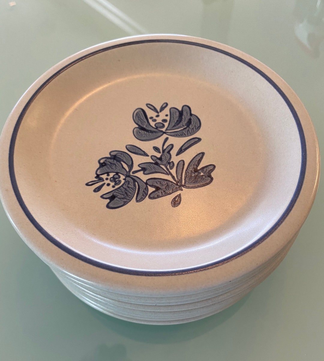 Pfaltzgraff USA Yorktowne Stoneware Dinner Plates 6 Pc Never Used Etsy