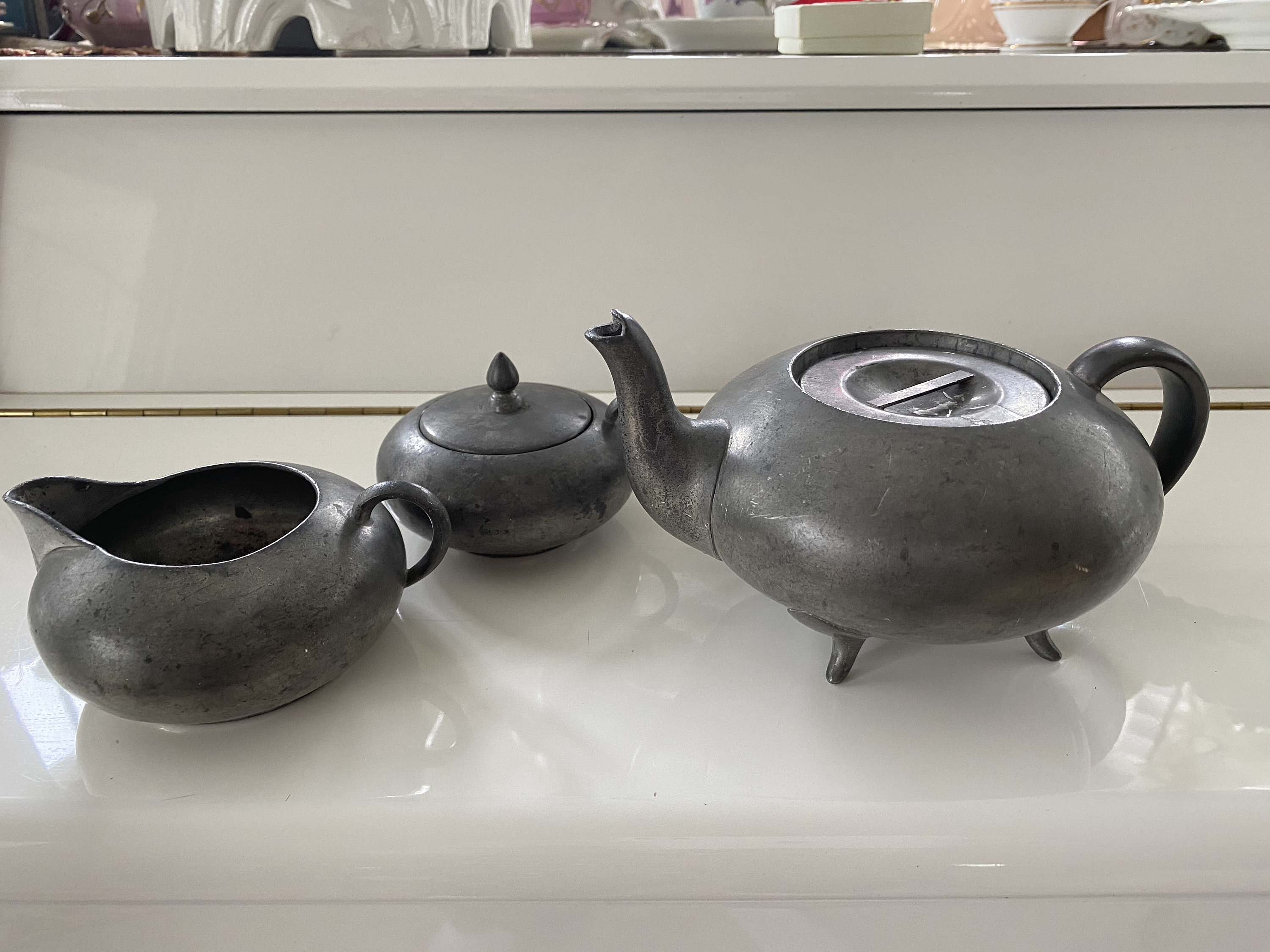 Pewter tea set - Etsy 日本