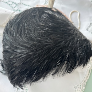 Rare Urbi et Orbi Hat | 1950s Black Pillbox