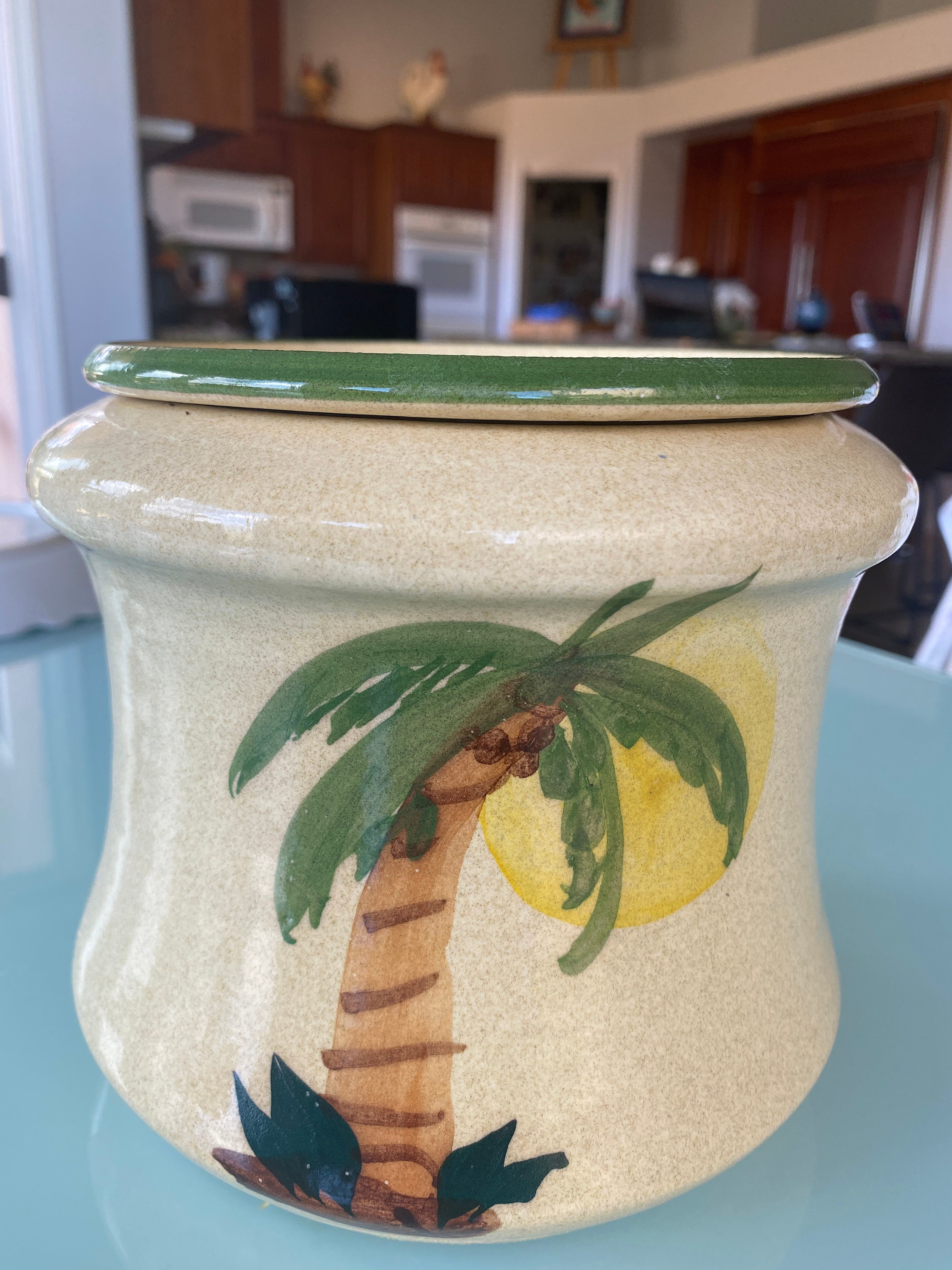 Contemporary Pottery Company Dip Chiller Warmerpalm Tree 