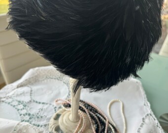 大人気！まとめ一覧 Designer URBI ET ORBI Yokohama Black Feather Platter Hat 帽子