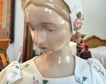 vintage Bing et Grondahl bg Mary la poupée et son bébé en porcelaine 1983 première édition Danemark parfait cadeau fête des mères