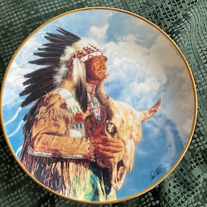 American Indian Heritage Foundation Museum Prayer to The Great Spirit Decorative Plate Brand: American Indian Heritage Foundation Museum