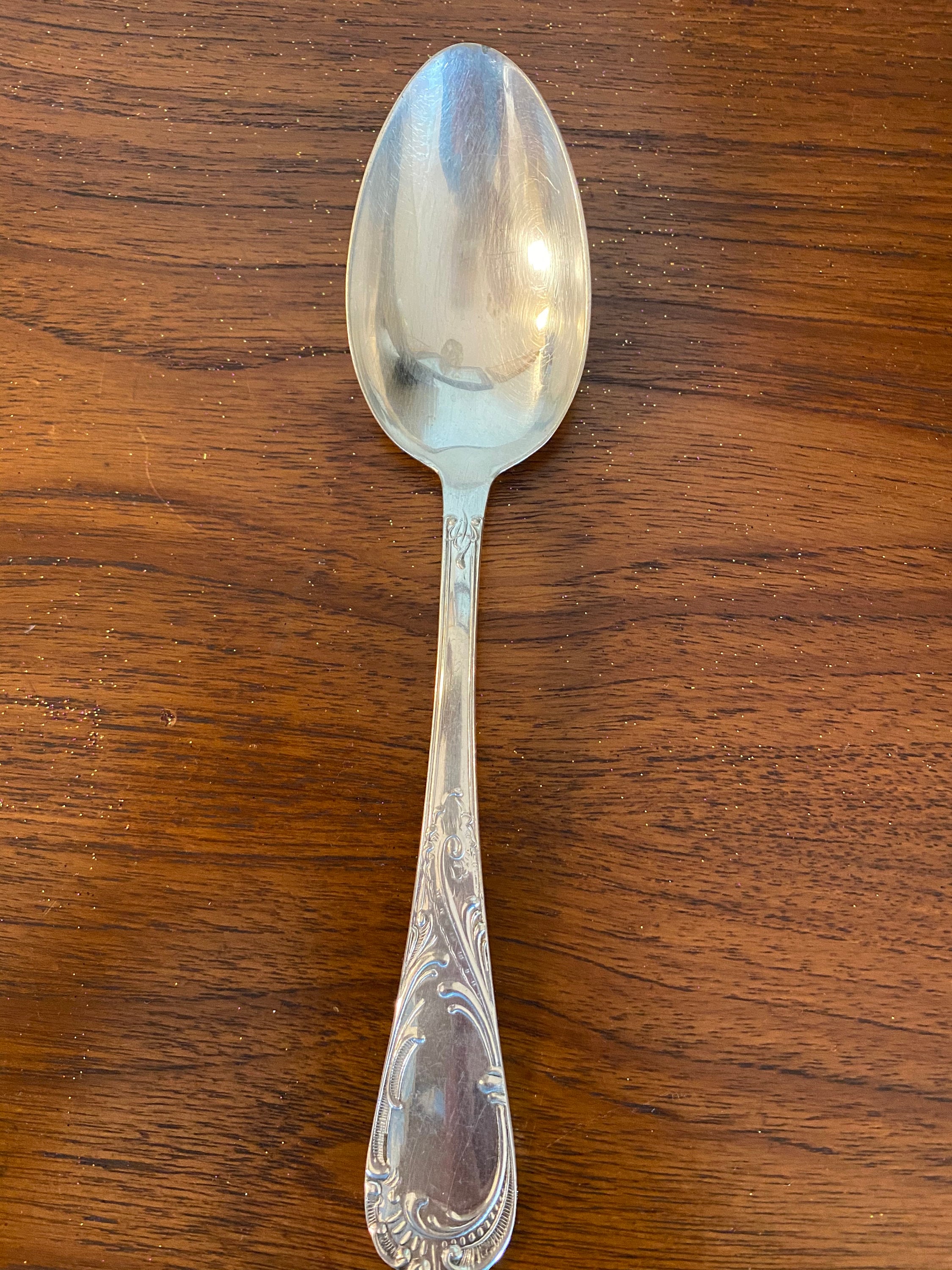 Grand plateau de service métal argenté. - Lot 160 - enchères