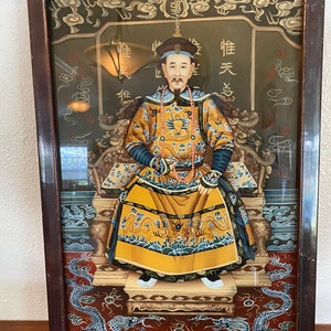 Chinese Ancestral Portrait Hand Painted