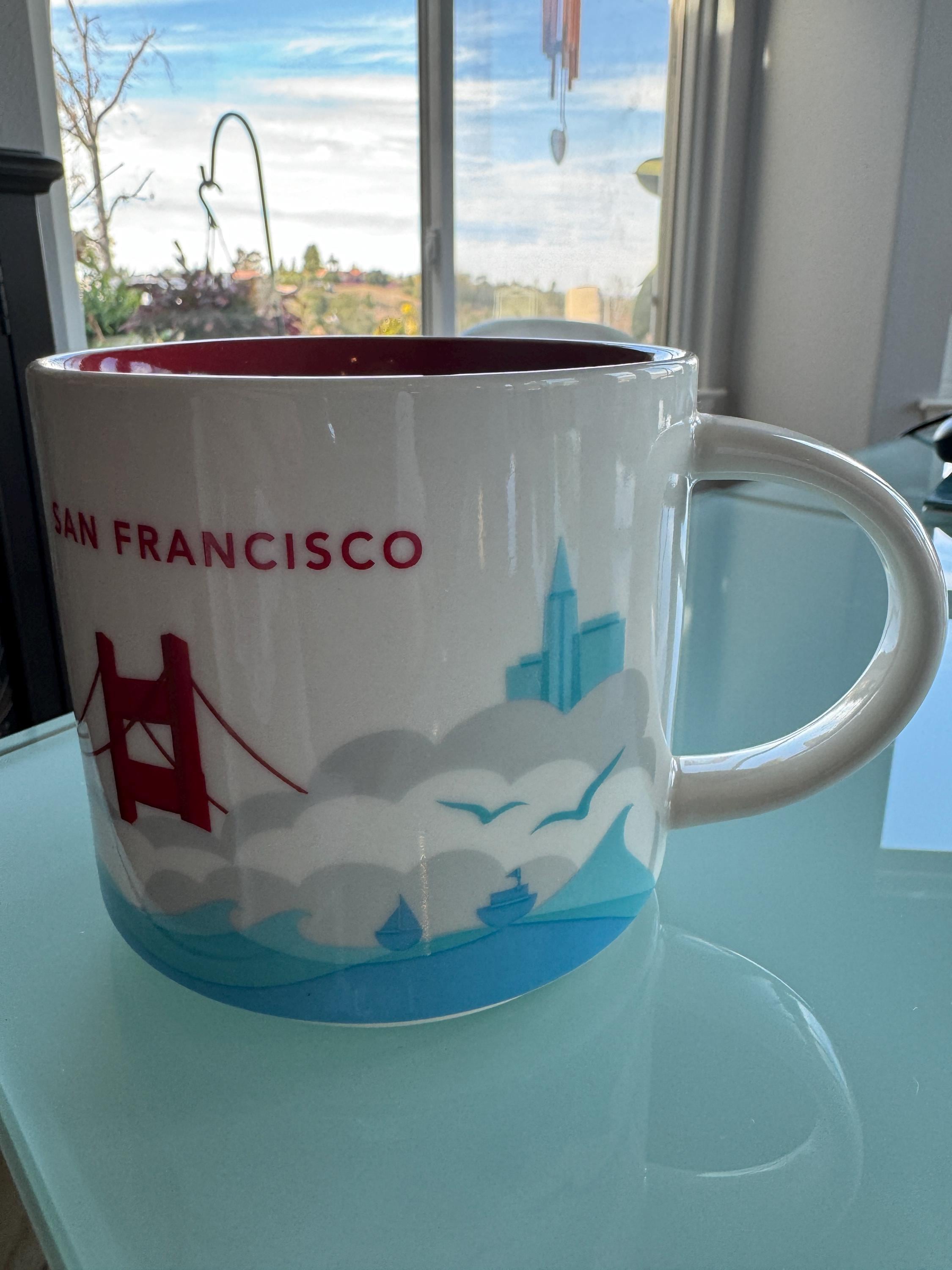 New Starbucks You Are Here Collection San Francisco 14oz