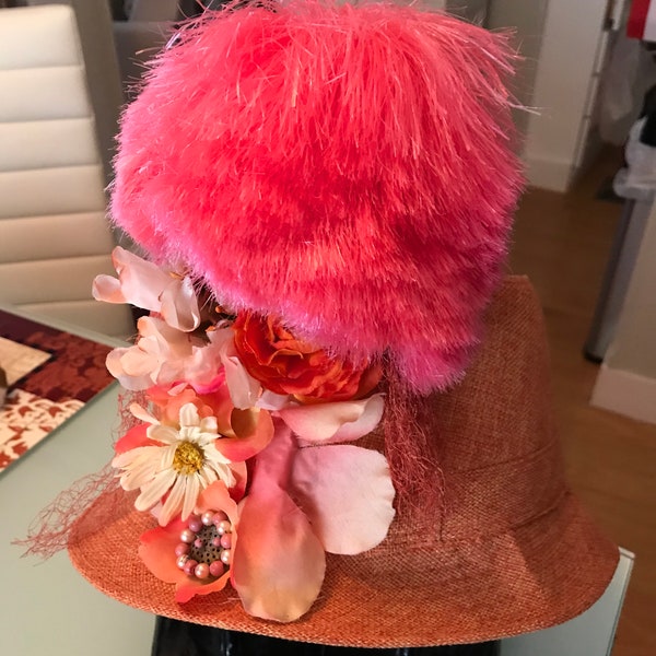 Hat Crazy Cute Hat by Petrushka San Francisco Handmade DESIGNER HAT