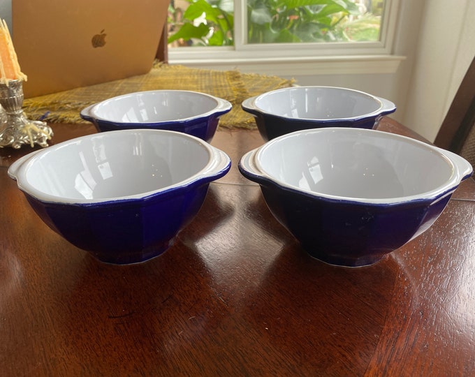 Vintage Emile Henry Soup Bowl W/ Handles. Made in France Etsy