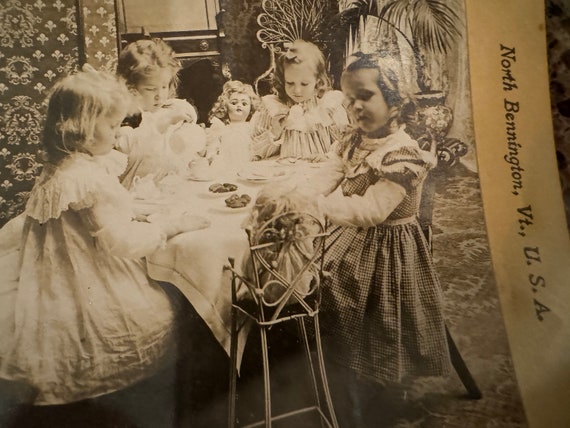 【希少・美品】1935年アメリカの小さな絵本 お人形さん達のTEA PARTY il_340x270.5926182010_2tfs.jpg