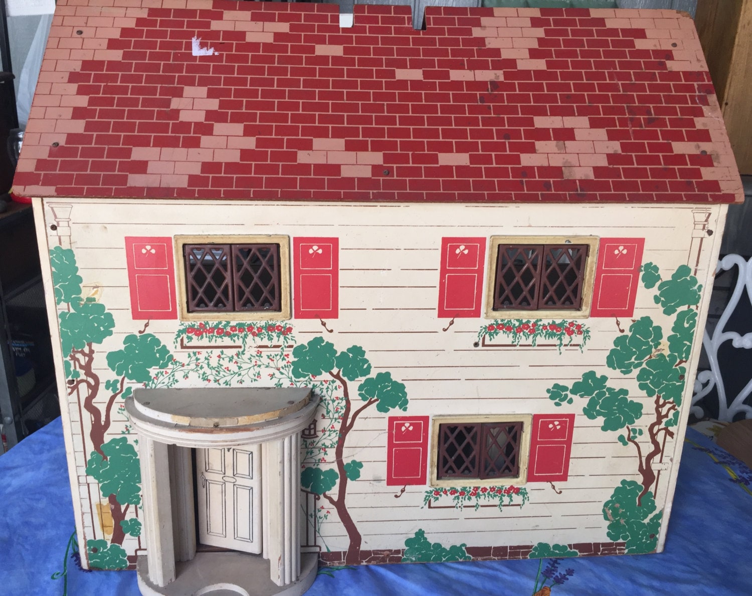 RARE Keystone of Boston Dollhouse Vintage 2Story 1940's Etsy