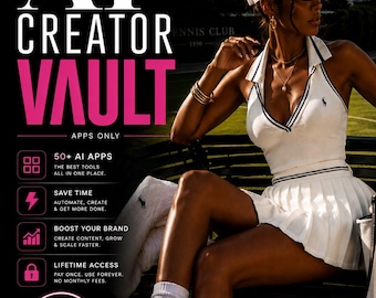 Access 50+ AI Apps for Fashion, Faceless, UGC & Lifestyle Creators