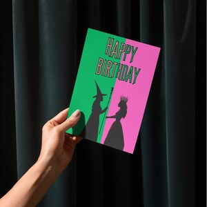 Feestkaart met Wicked-thema, Wicked Party Invite. Uitnodiging voor een feest. Verjaardagsuitnodiging, slechte uitnodiging