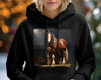 Draft Horse Shirt Horse trainer shirt Heavy Horse Work horse Shire Belgian Percheron Gypsy Drum horse spotted draft gift for horse lover art