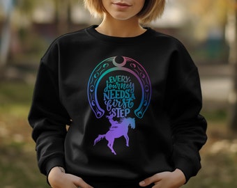 Horse Girl Shirt Hoodie T-shirt Sweater Sweat shirt gift horse trainer equestrian horse owner dressage positive affirmation barrel racing