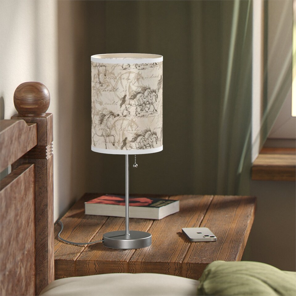 Arabian Horse Lamp on a Stand, US|CA plug Farm House Decor