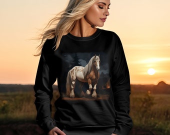 Draft Horse Shirt Horse trainer shirt Heavy Horse Work horse Shire Belgian Percheron Gypsy Drum horse spotted draft gift for horse lover art