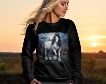 Draft Horse Shirt Horse trainer shirt Heavy Horse Work horse Shire Belgian Percheron Gypsy Drum horse spotted draft gift for horse lover art