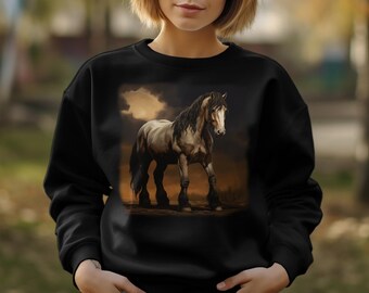 Draft Horse Shirt Horse trainer shirt Heavy Horse Work horse Shire Belgian Percheron Gypsy Drum horse spotted draft gift for horse lover art