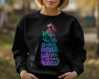 Horse Girl Shirt Hoodie T-shirt Sweater Sweat shirt gift horse trainer equestrian horse owner dressage positive affirmation barrel racing