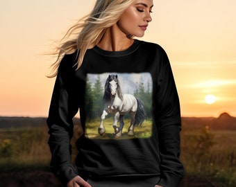 Draft Horse Shirt Horse trainer shirt Heavy Horse Work horse Shire Belgian Percheron Gypsy Drum horse spotted draft gift for horse lover art