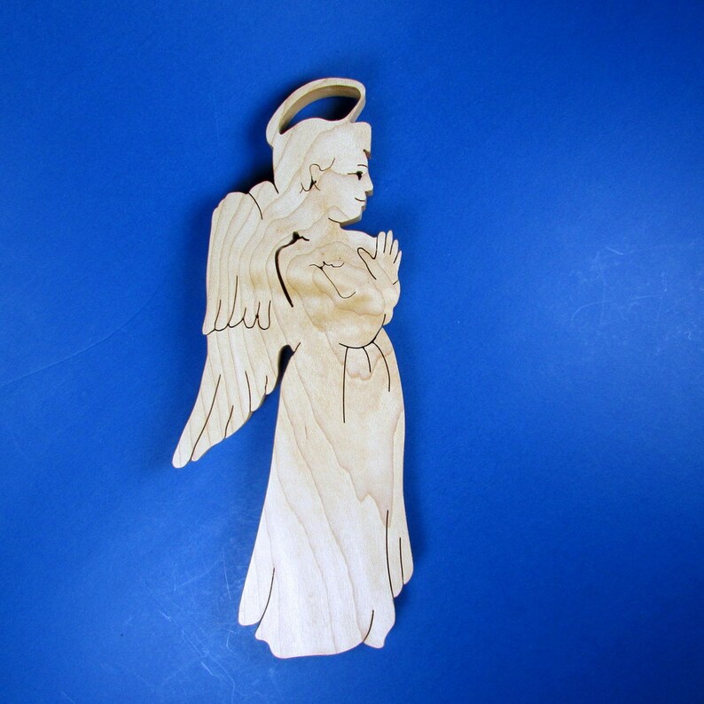 Angel / Wall Hanging / Hard Maple Wood Etsy