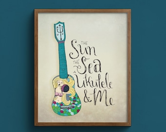 Ukulele Decor Etsy