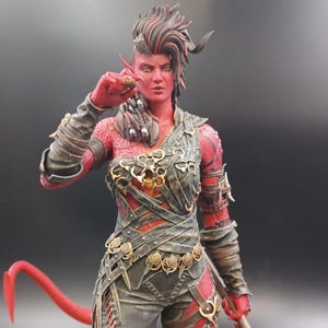 Berserk Barbarian Fan Art Custom Made Figure Statue - Gift For Gamer - Handmade Gift - Hand Painted Fantasy Game Figure