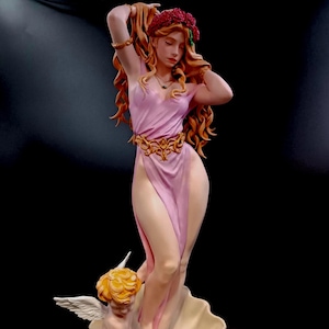 Greek Goddess Aphrodite Fan Art Custom Made Figure Statue - Mythology Gifts - Gift for Collectors - Handmade - Gods of Olympus