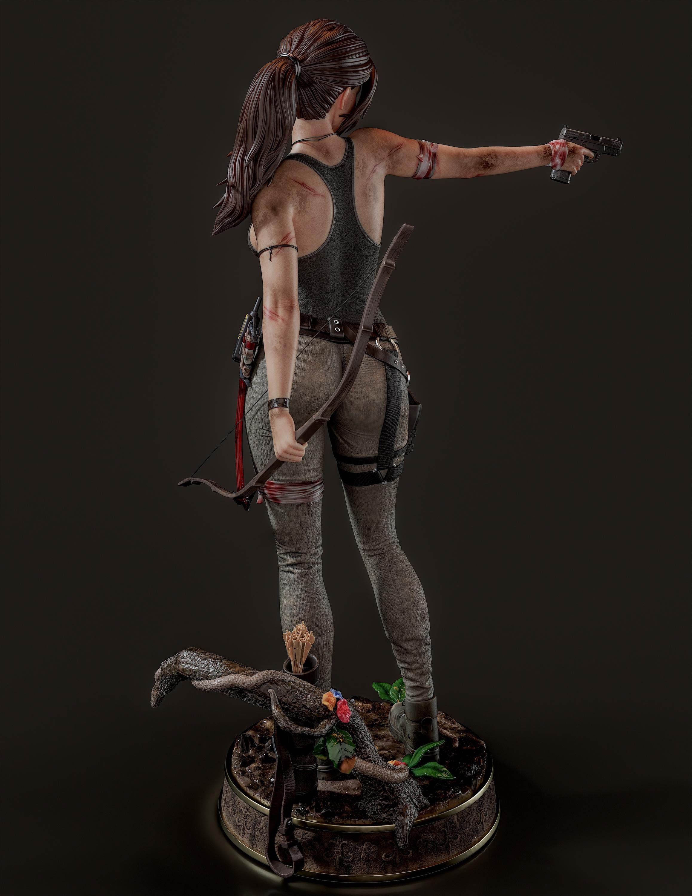 Fearless Explorer Custom 3D Printed Statue - Fanart Handmade ...