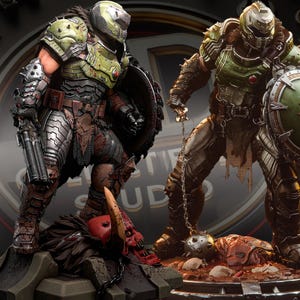 Abyss Slayer, niestandardowa, drukowana w 3D figurka – FanArt, ręcznie robiona i malowana, kolekcjonerska figurka science fiction