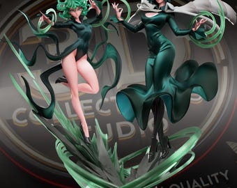 Psychic Sisters Custom 3D Printed Statue - FanArt Handmade & Handpainted Fantasy Figure Collectible