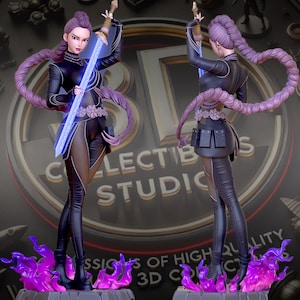 Handmade & Handpainted Pop Hunter Resin Collectible Statue - Fan Art Custom Made Figure