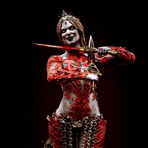 Mad Assasin Fan Art Custom Made Figure Statue - Gift For Gamer - Handmade & Hand Painted Custom Figure Collectible - Handmade Fantasy Gift