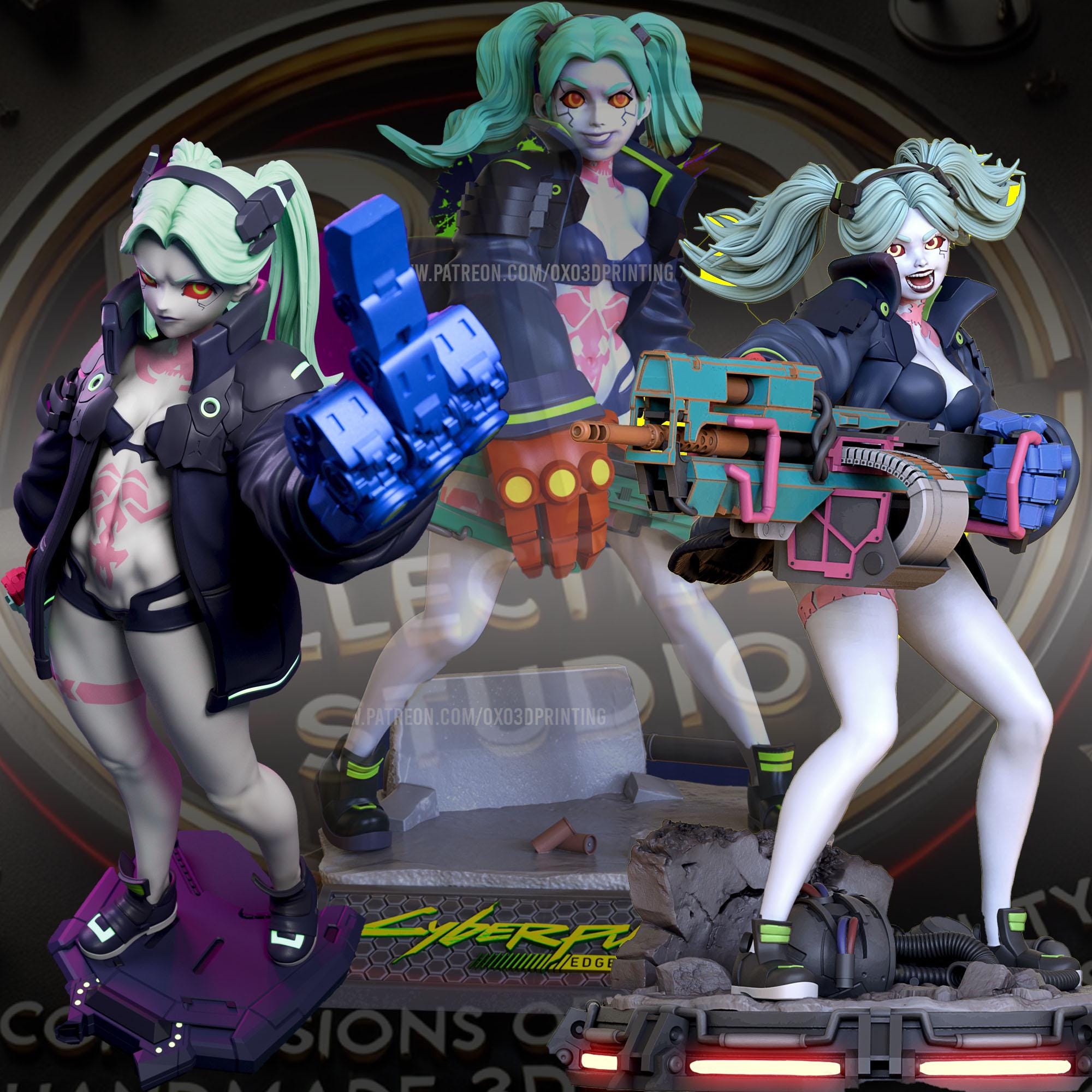 Cyberpunk edgerunner miniature - Etsy 日本