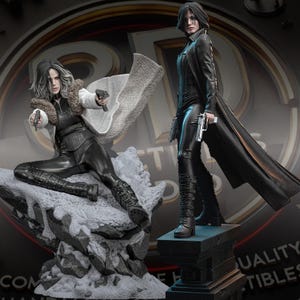 Estatua personalizada de Vampiro Marginado impresa en 3D - Figura coleccionable de fantasía hecha y pintada a mano por fans.